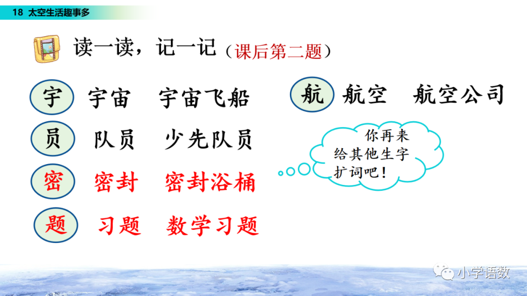 课文太空生活趣事多的课文教程_太空生活趣事课文解析_太空趣事解析课文生活中的问题